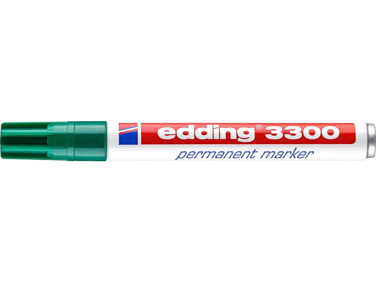 EDDING Permanent Marker 3300 1-5mm 3300-4 grün (4004764010226)