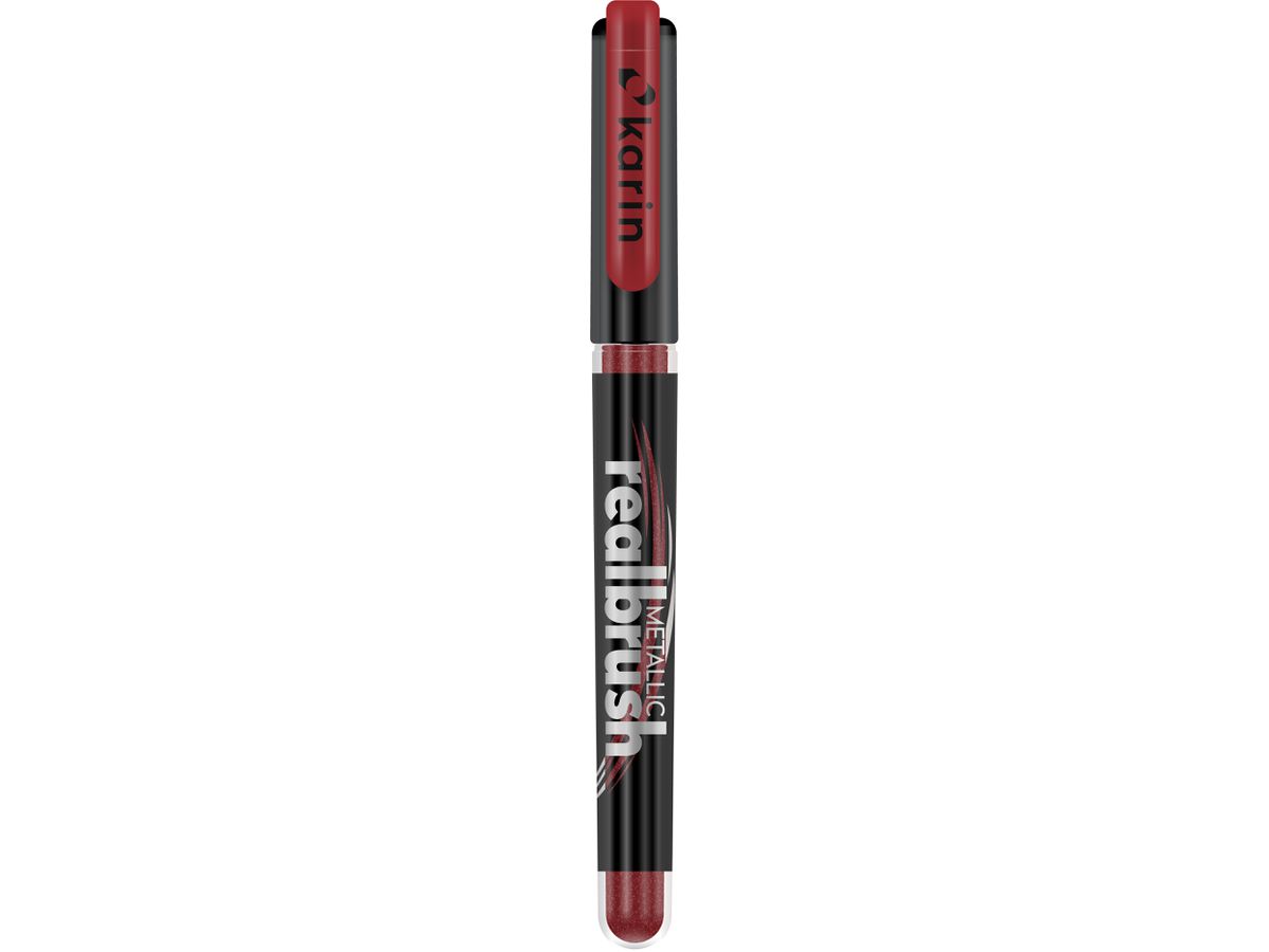KARIN Real Brush 0.4mm 32Z8521 Metallic, rosso scuro (5904446031534)