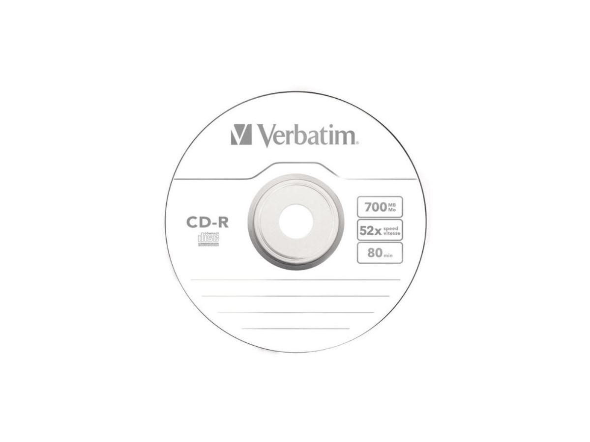 VERBATIM CD-R Jewel 80MIN/700MB 43365 52x Audio 10 Pcs ()