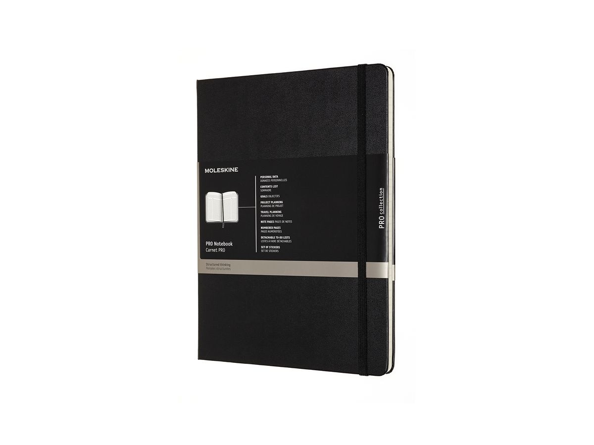 MOLESKINE Taccuino 25x1,5x19cm 620800 nero, 192 pagine (8058647620800)
