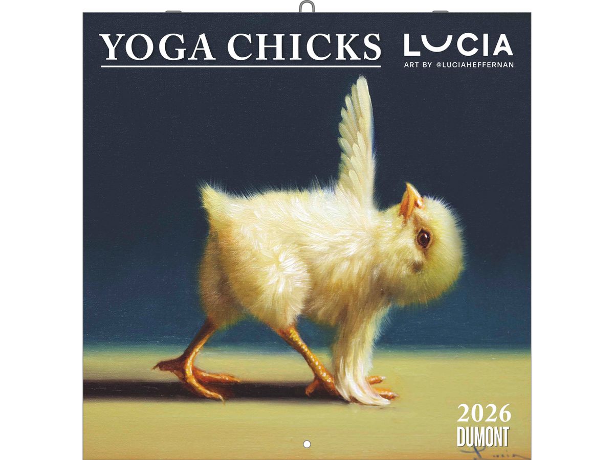 DUMONT Calendrier 2026 260853 Yoga Chicks 30x30cm (4069095008533)