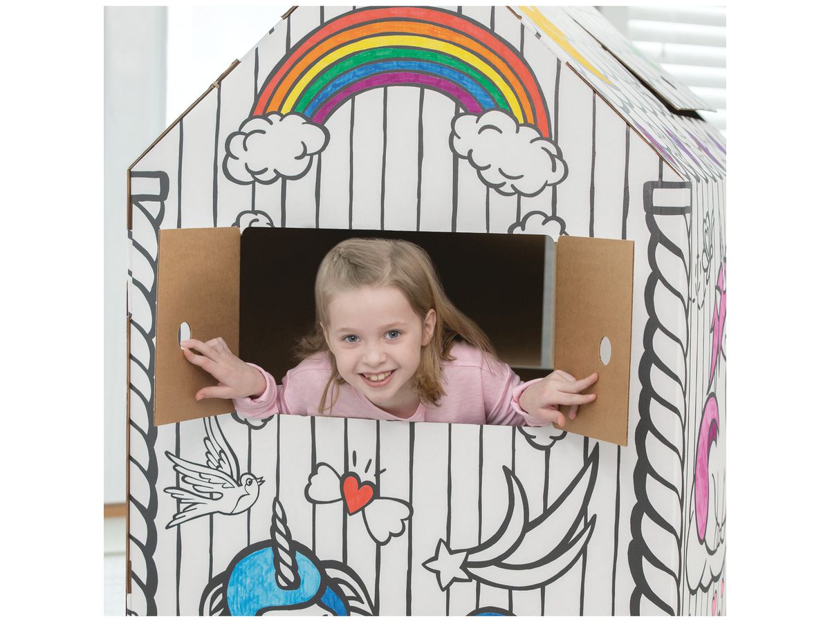 FELLOWES Spielhaus BANKERS BOX 1232401 Einhorn 121x97x81cm (0043859779536)