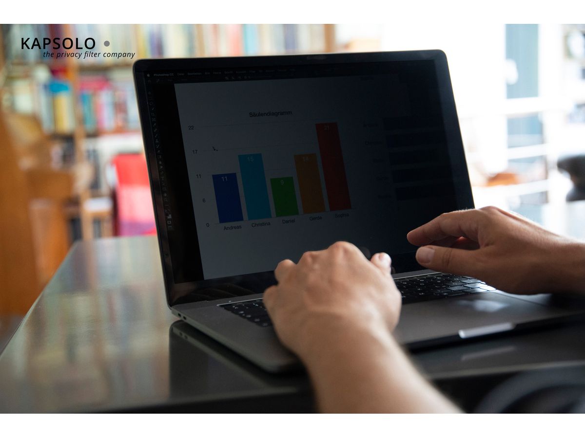 KAPSOLO 2-wege Blickschutzfilter KAP10669 HP Elitebook 850 G3 (Touch) (5714681006675)