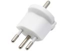 S-ELECTRO Fix-Adapter SchuKo-CH 4.107439 weiss, 3-polig (7610896149153)