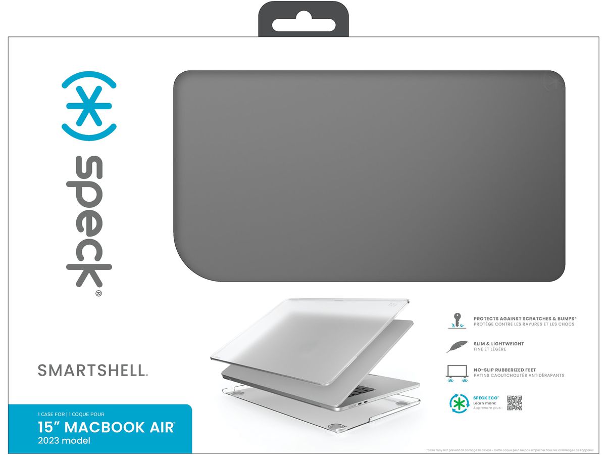 SPECK Smartshell MacBook Air 15 M2-4 150584-3085 (22-25) Black Obsidian (0840168538645)