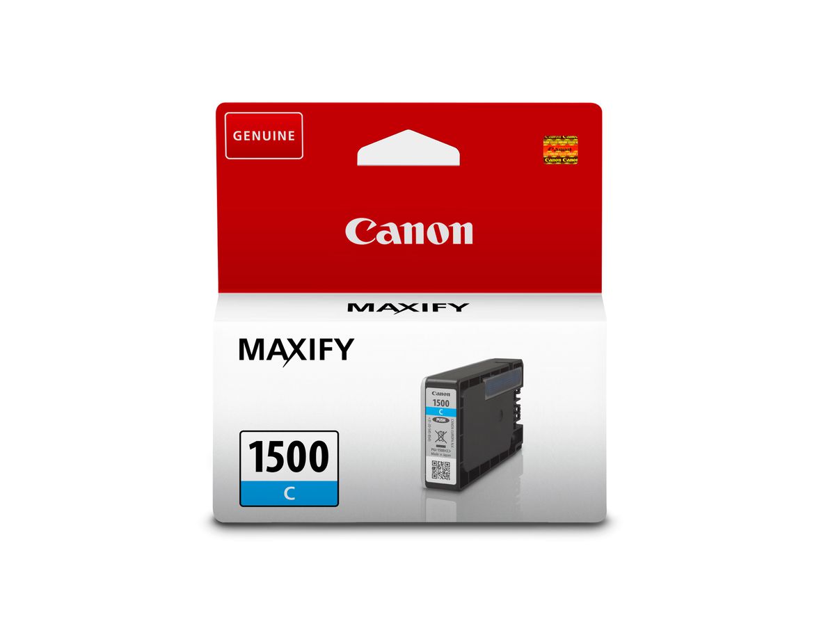 CANON Cart. d'inchiostro cyan PGI-1500C MAXIFY MB2050/MB2350 300 p. (4549292004557)
