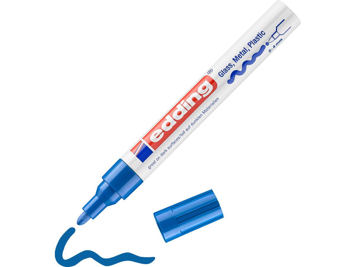 EDDING Paintmarker 750 2-4mm 750-3 CREA blau (4004764953080)