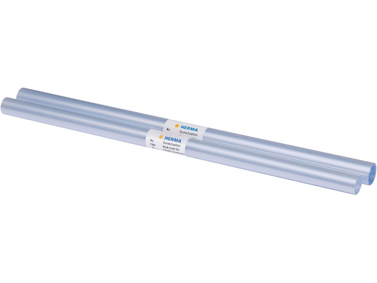 HERMA Buchschutzfolie 7360 2mx40cm,transparent (4008705073608)
