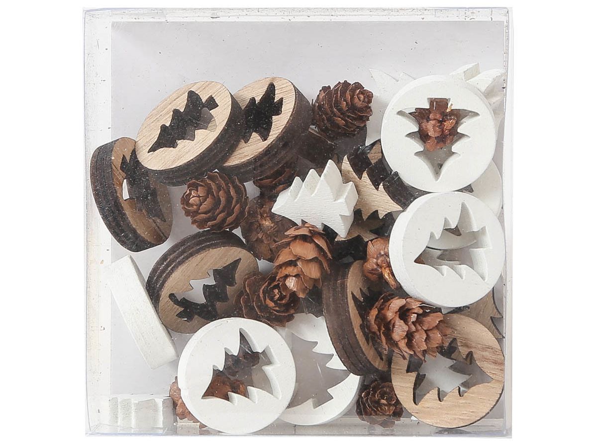 I AM CREATIVE Miscela di abeti da cosparg MAA6104.100 24 pezzi (7611983195862)