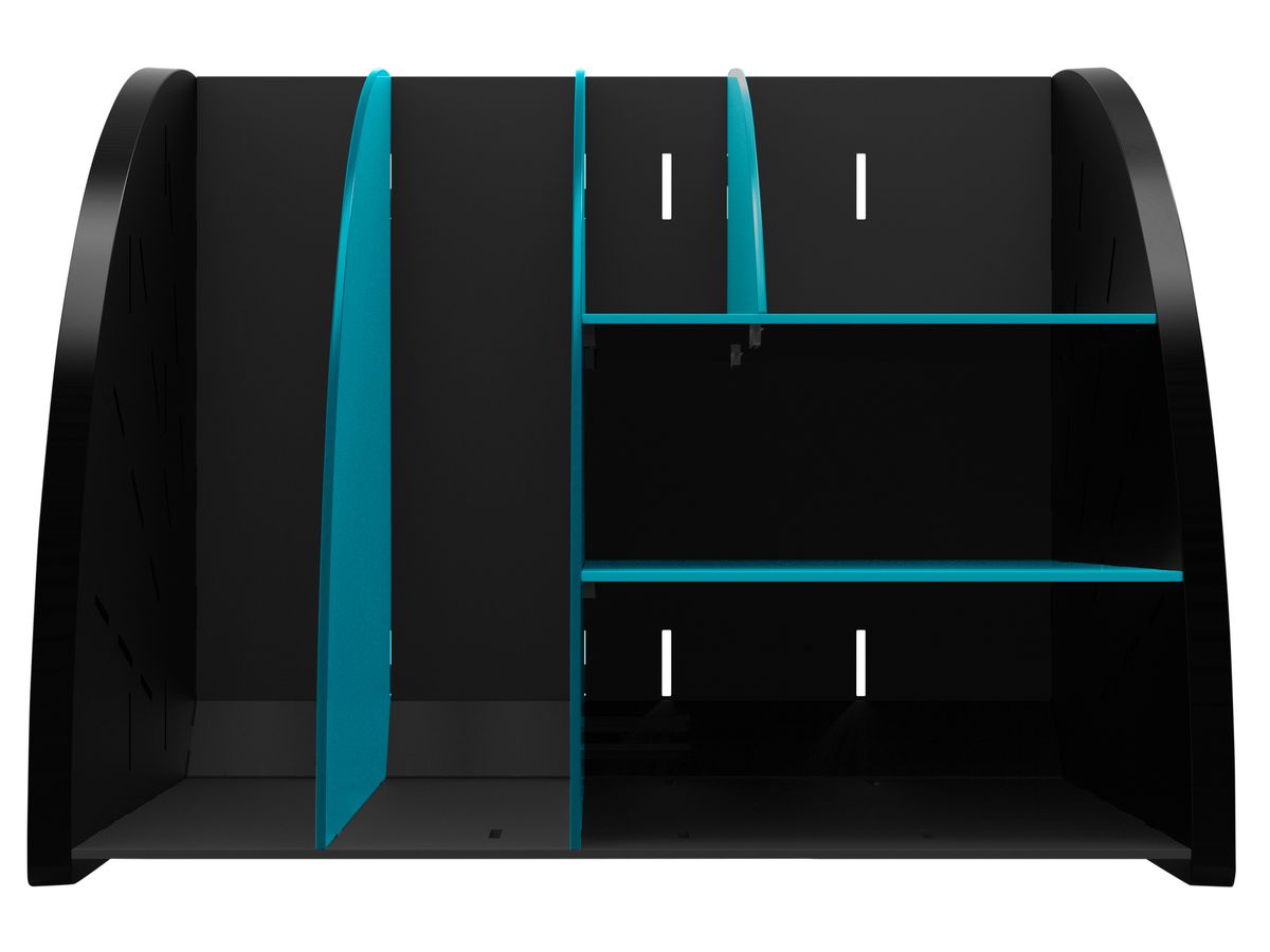 EXACOMPTA Desktop Organizer NEO DECO 394505D schwarz/blaugrün (9002493945050)