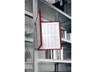 DURABLE Vario Magnet Wall, 5 Sherpa A4 591403 Set, rot (4005546987590)