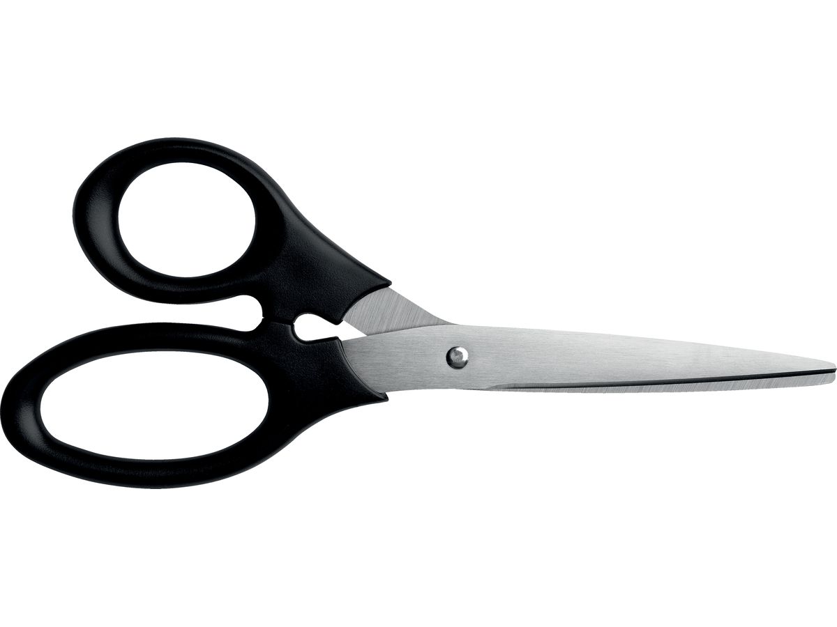 LEITZ Edelstahl Schere 18.5cm 5424-00-95 schwarz (4002432138258)