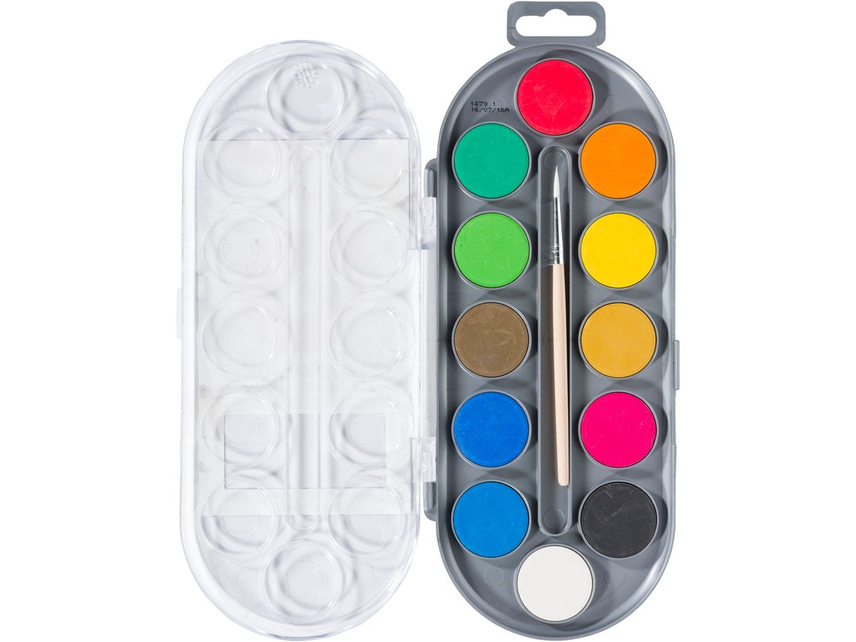 BRUYNZEEL Wasserfarbenset Kids 60152012 12 Farben (8712079420901)