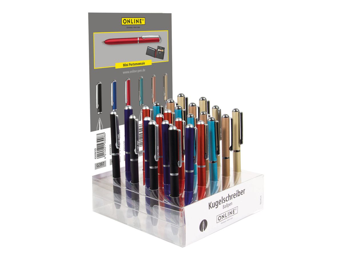 ONLINE Penna sfera M 43024/18 Mini nero, 18 pz. (4014421430243)