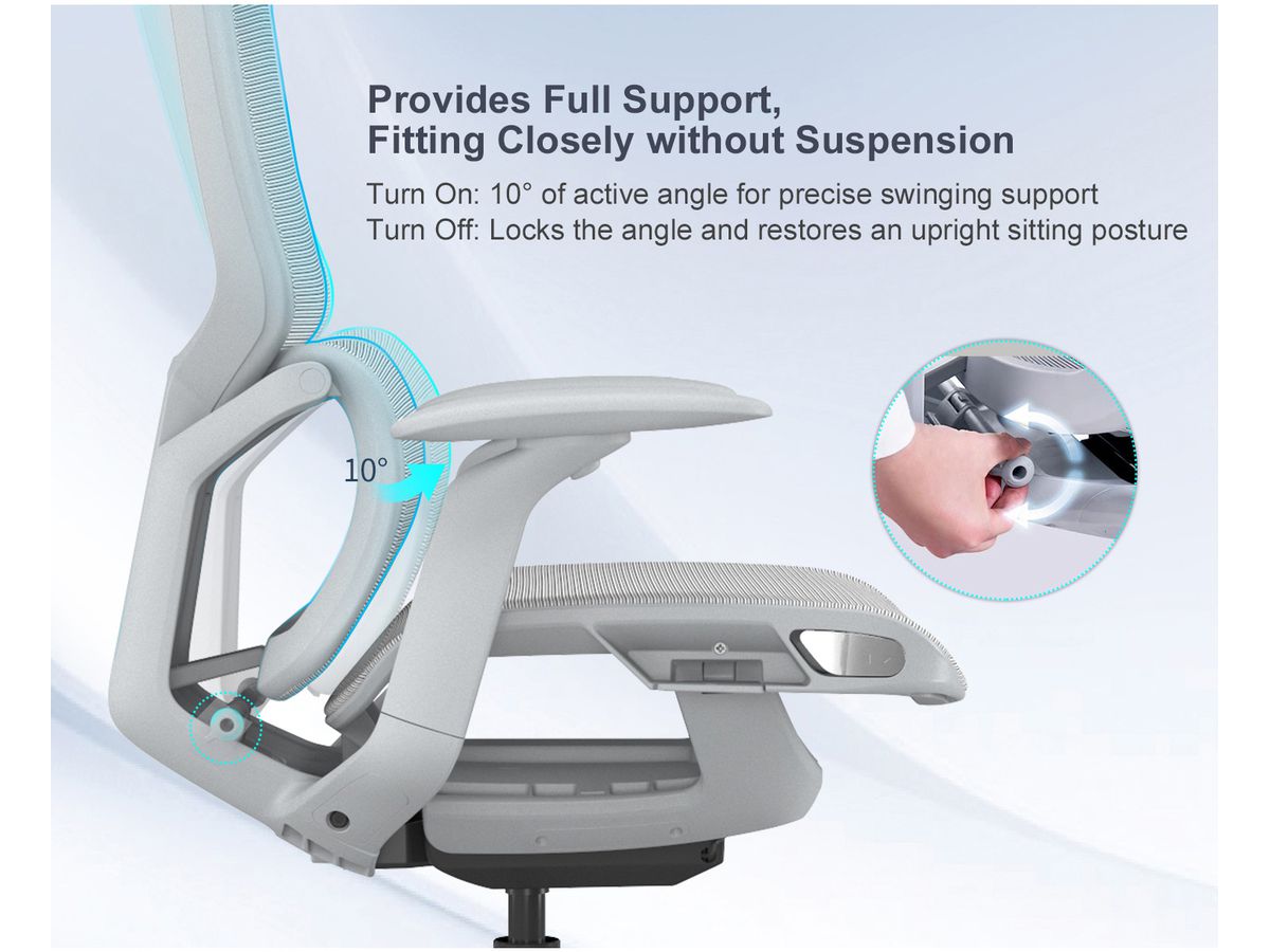 APOLLO Sedia da ufficio Aero X-005A nero (7613058040008)