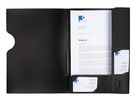 KOLMA Dossier de prés. LineaVerde A4 10.006.06 noir, PP, Sand, recycling (7611967100820)