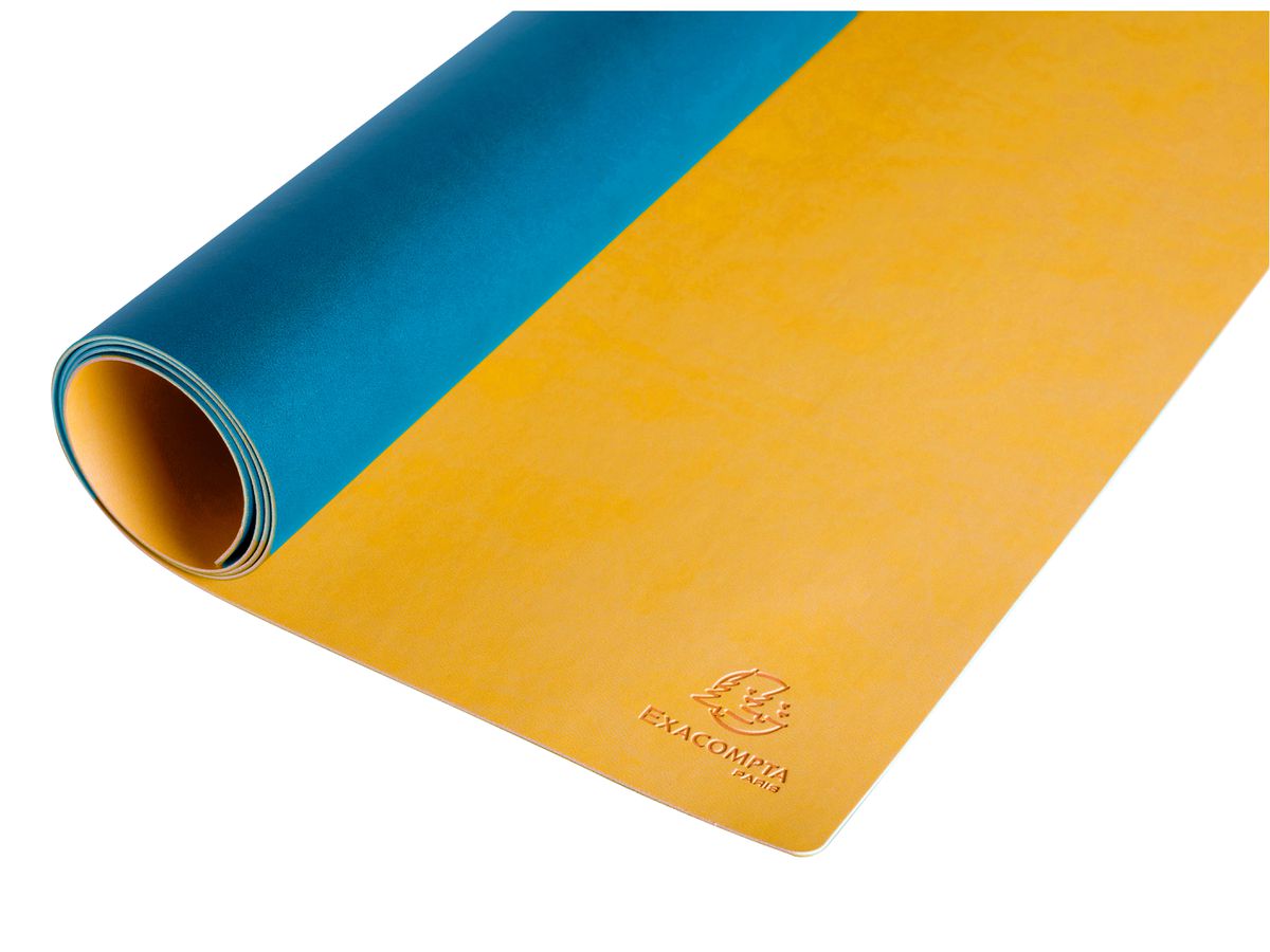 EXACOMPTA Sottomano BeeBlue 29145E turchese/zafferano 40x80 cm (3130630291459)