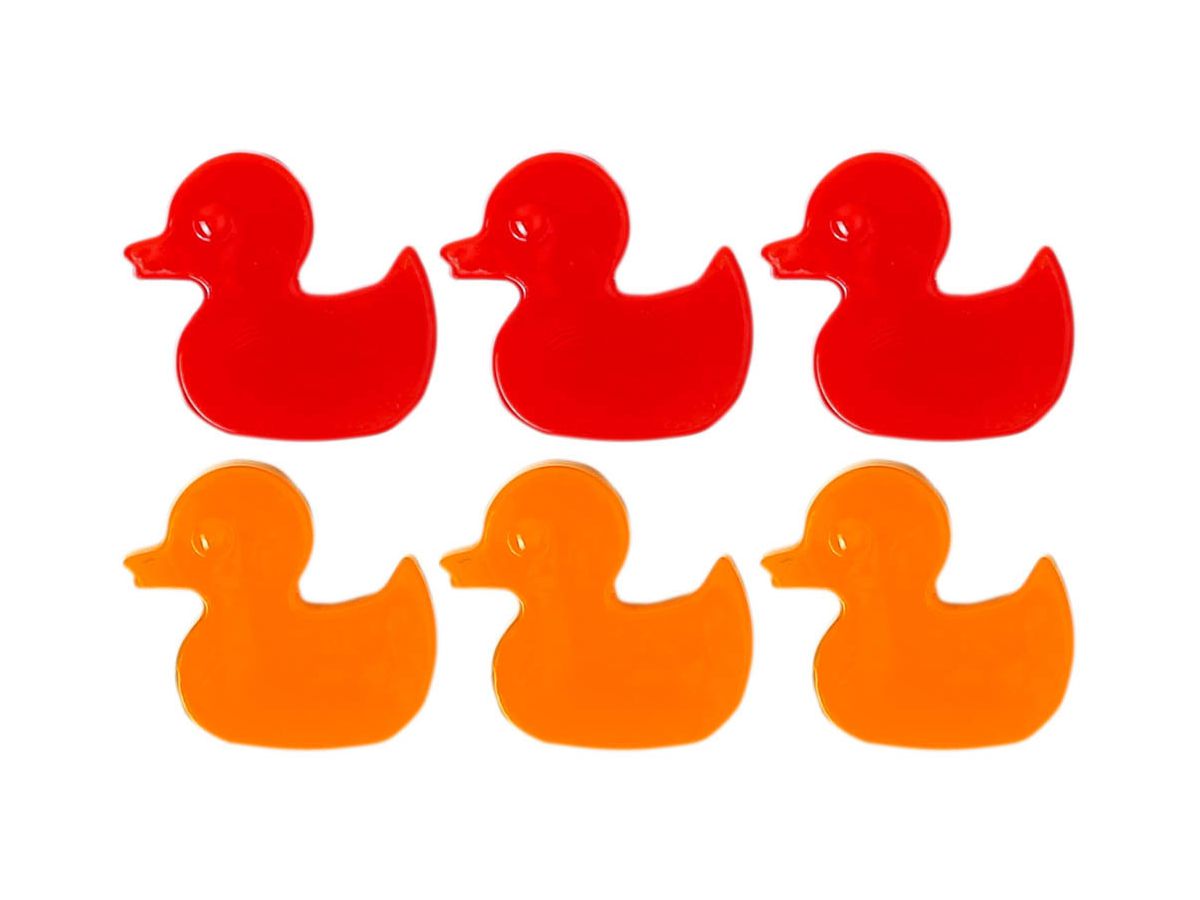 I AM CREATIVE Magnet Ente Let`s Organize 4035.48 rot 6 Stück (7611983215454)