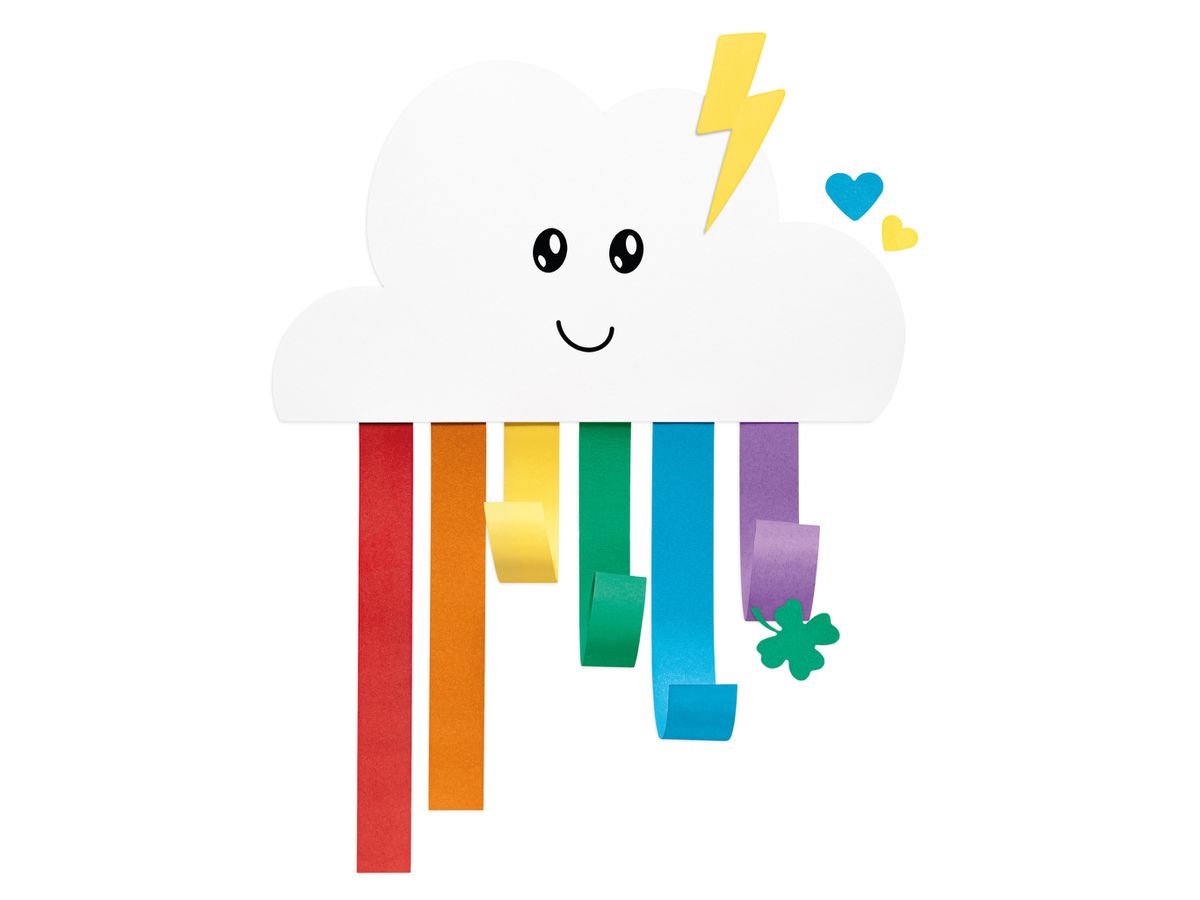 PELIKAN Tonzeichenpapier 101585 Rainbow 23x33 cm, 120 g/m2 (4012700101587)