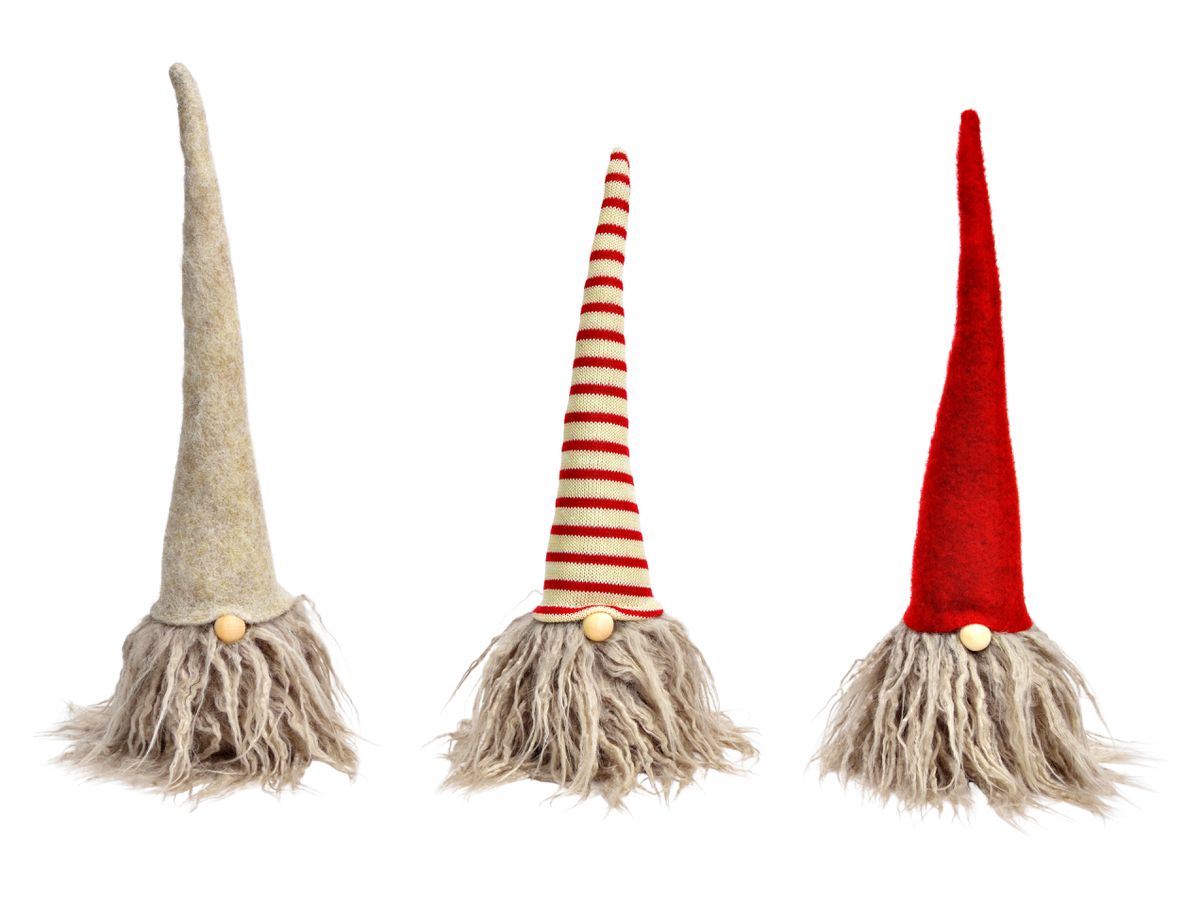 ROOST Espositore gnomo 10x30x10cm 10043969 beige/rosso assortiti (4007698687892)