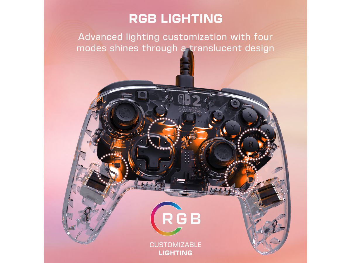 TURTLE BEACH Afterglow Wired Ctrl TBC-8004-95 NSW 2, Clear (0840454402254)