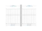 EXACOMPTA Agenda Time 29W 2026 296122E 1G/1P bleu Wire-O A4 (3660942046381)