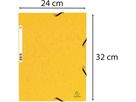EXACOMPTA Dossier à élastiques A4+ 55309E jaune manila (3130630553090)