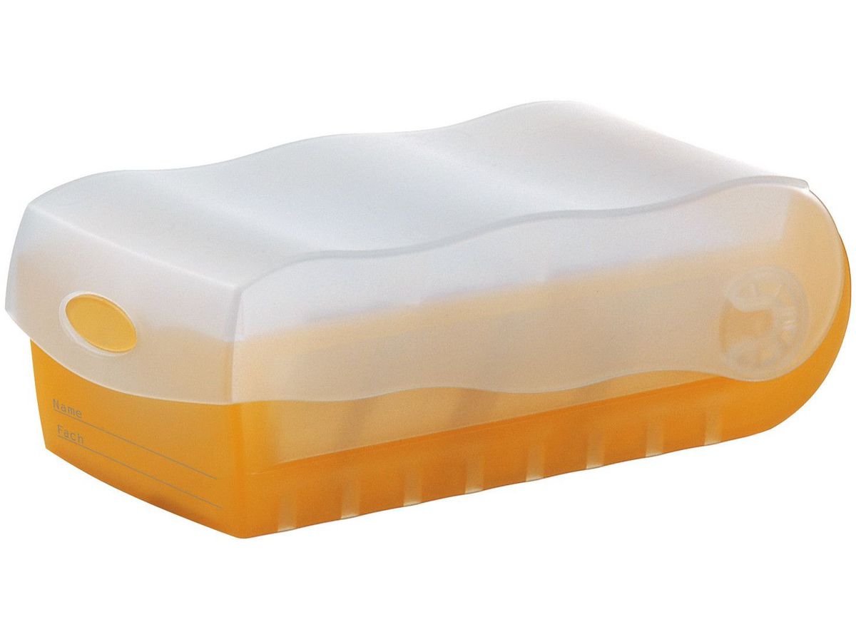 HAN Karteibox Croco A8 5.20 orange 9.7x6.7x19.1cm (4012473998018)