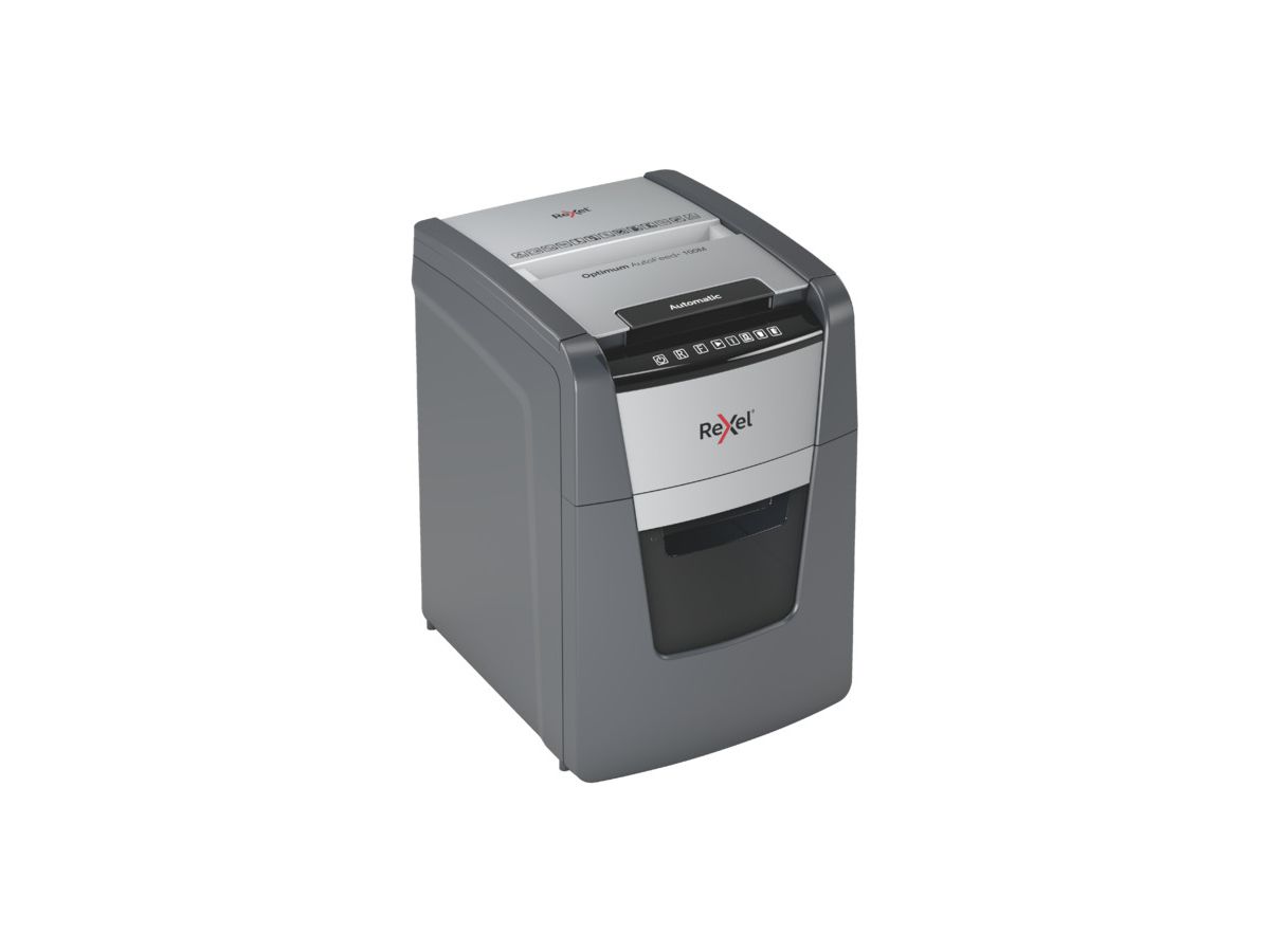 REXEL Aktenvernichter Optimum AF+ 2020100MCH 100M, P-5, 34lt (5028252614023)