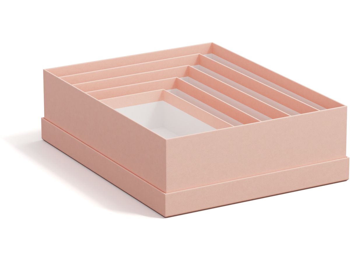 BIGSO BOX OF SWEDEN Aufbewahrungsbox Cindy 325552133 dusty pink 5er-Set (7330061084057)
