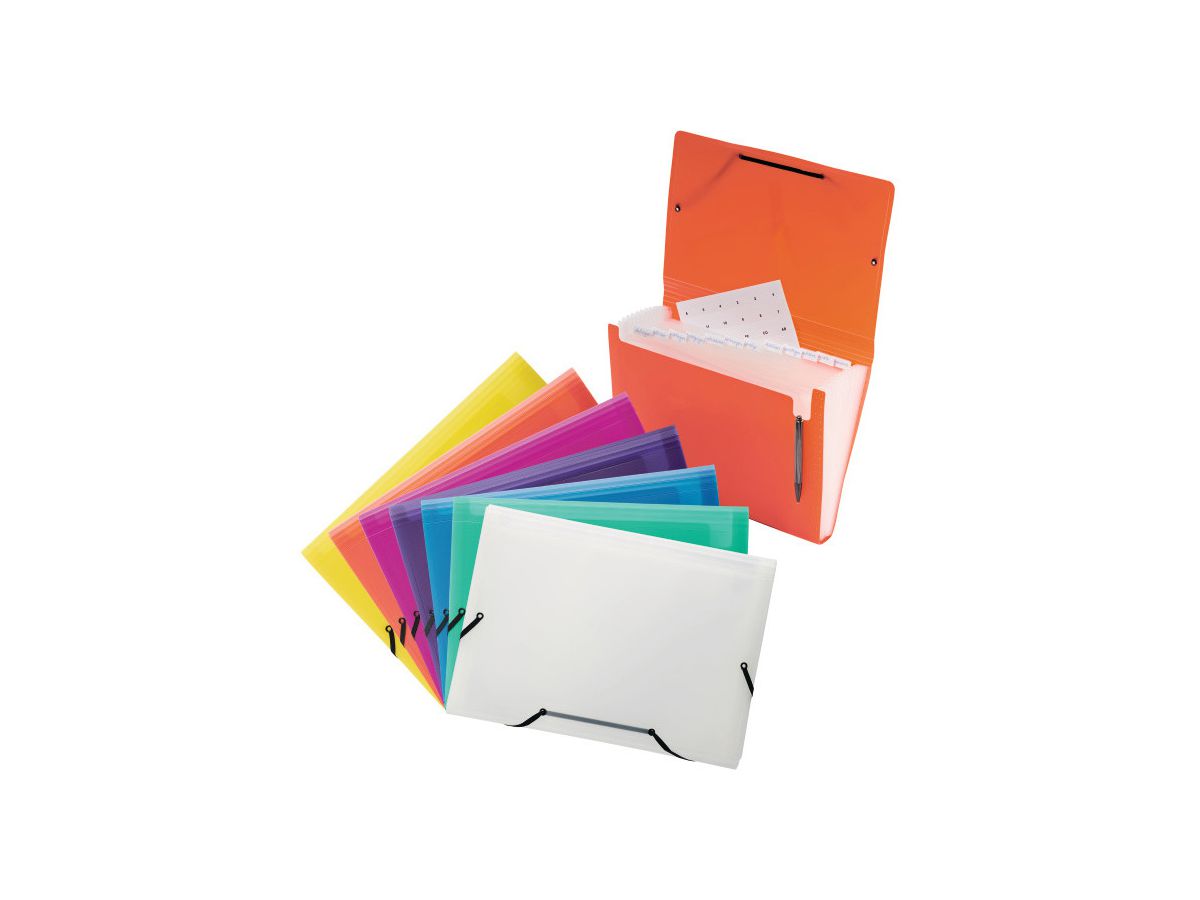 KOLMA Dossiers Daily Easy A4 11.017.33 bacca, 13 sacch., Kolmaflex (7611967112762)