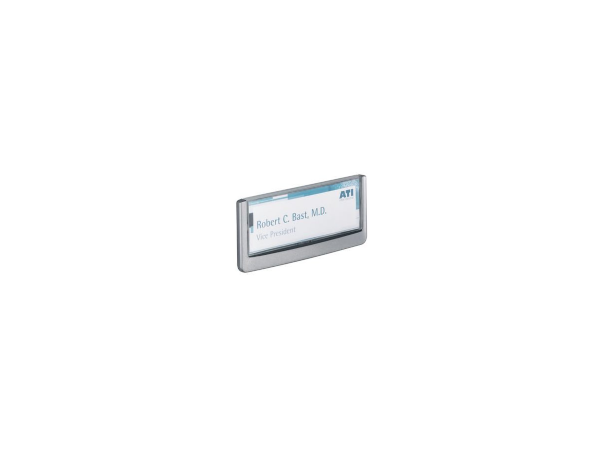 DURABLE Targa per porte Click Sign 486037 grafite, plastica 149x52.5mm (4005546404646)