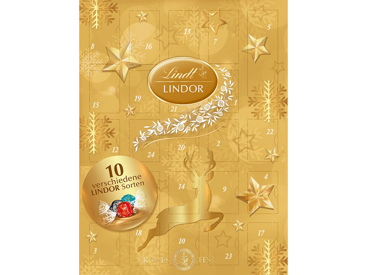 LINDT Adventskalender 676682 Lindor Assortiert 290g (4000539772467)