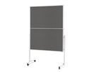 MAGNETOPLAN Moderatorentafel Filz grau 2111301 klappbar 1200x1500mm (4013695033204)