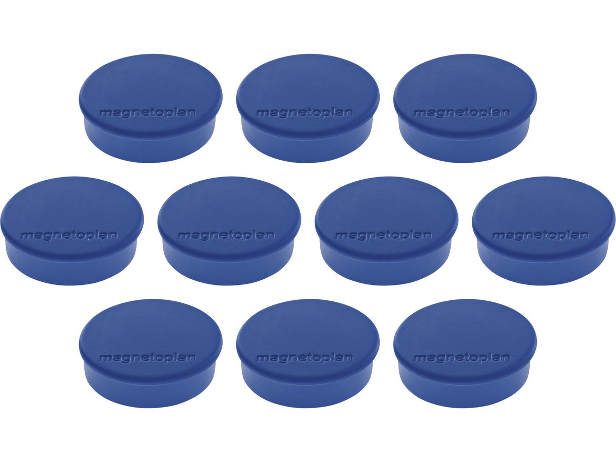 MAGNETOPLAN Magnet Discofix Hobby 24mm 1664514 dunkelblau, ca. 0.3 kg 10 Stk. (4013695025056)