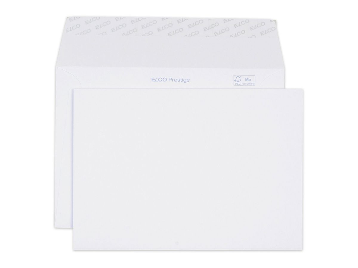 ELCO Briefumschlag Prestige C5 70420.12 120g,weiss,o.Fenster 10 Stk. (7610425251203)