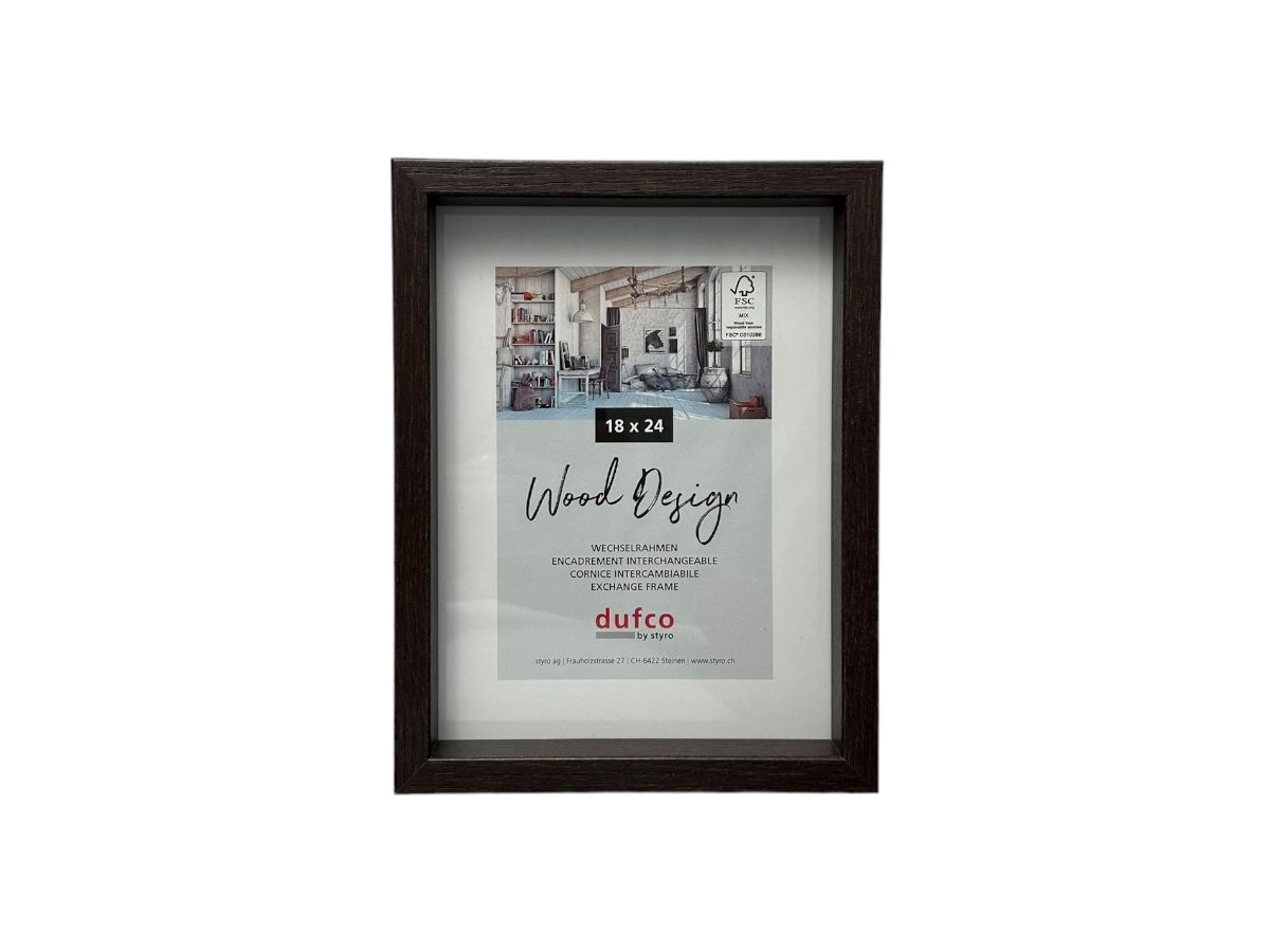 DUFCO Cornice legno 18x24cm 1610.80992 Fuji marrone (7610259809922)