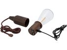SECURIT Lampe à corde COPENHAGEN LP-KO-BR brun, batterie, dim. 3 pcs. (8720663161123)
