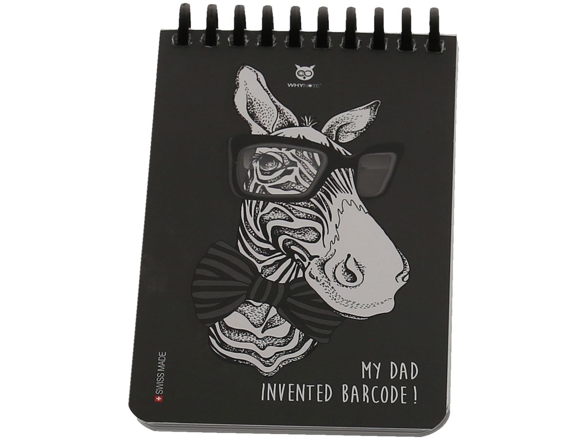 WHYNOTE Notizbuch A6 WNPBOK08 starter-kit, zebra (7640167323524)
