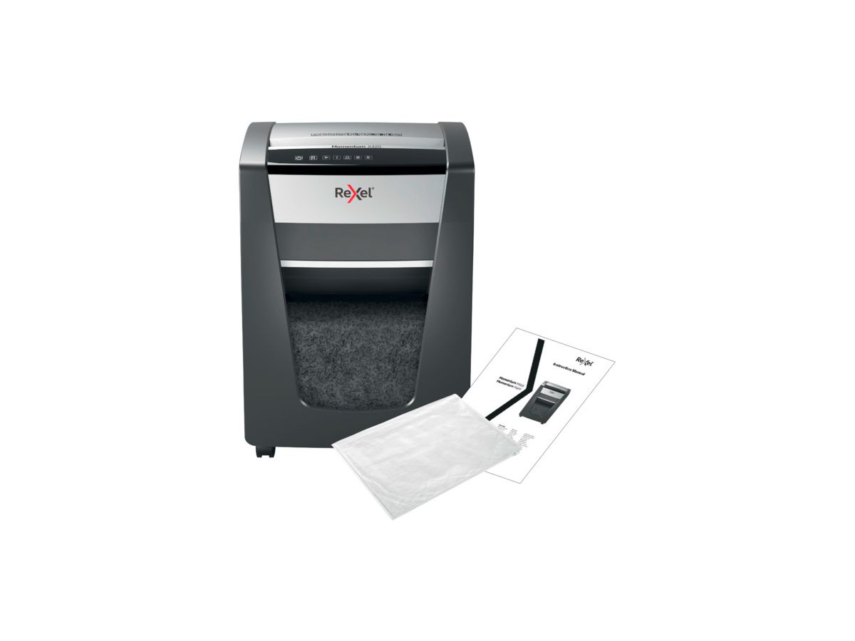 REXEL Destructeur docum. Momentum 2104578CH X420, P-4, 30lt (5028252523400)