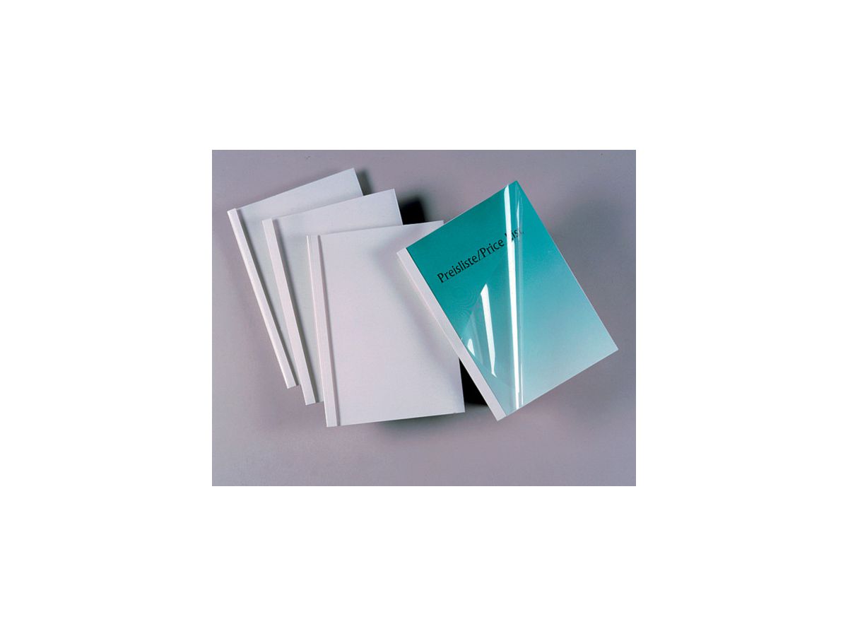 GBC Thermobindemappe 3mm A4 IB370021 weiss 100 Stück (0013465370021)