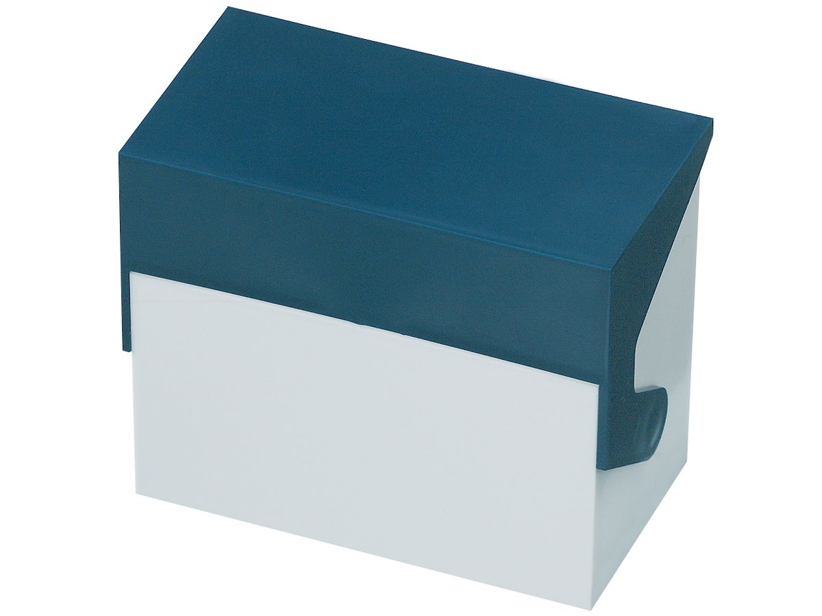 STYRO Karteikasten quer A6 30-6200.39 weiss/blau (7612176105835)