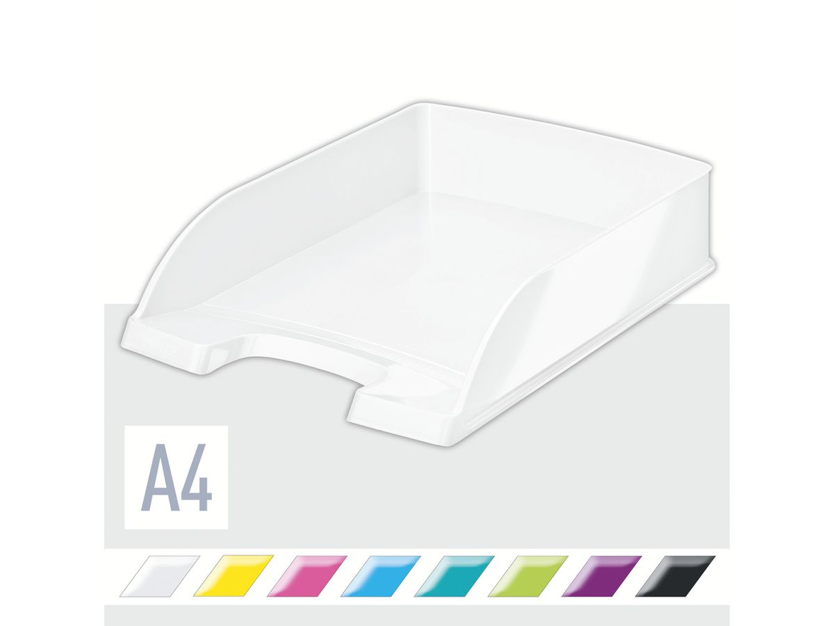 LEITZ Vaschette portadoc. WOW A4 52263001 bianco perla (4002432394449)