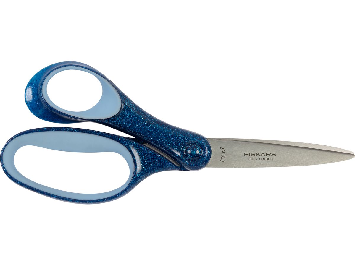 FISKARS Schulschere 18cm 1067862 blau, Linkshänder (6424002017448)