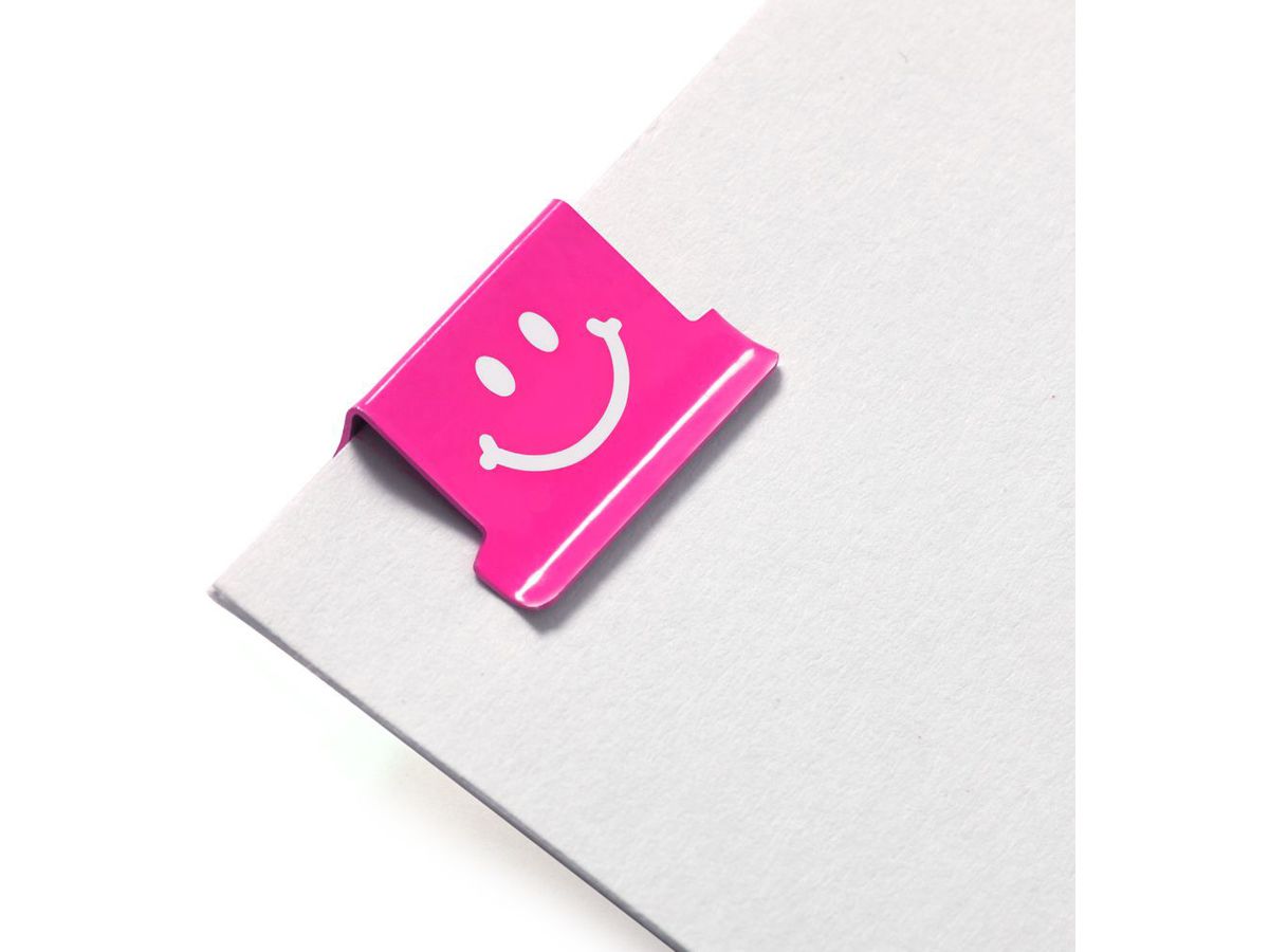 RAPESCO Clips Refill Emoji 1369 rosa 100 Stück (5018505030151)