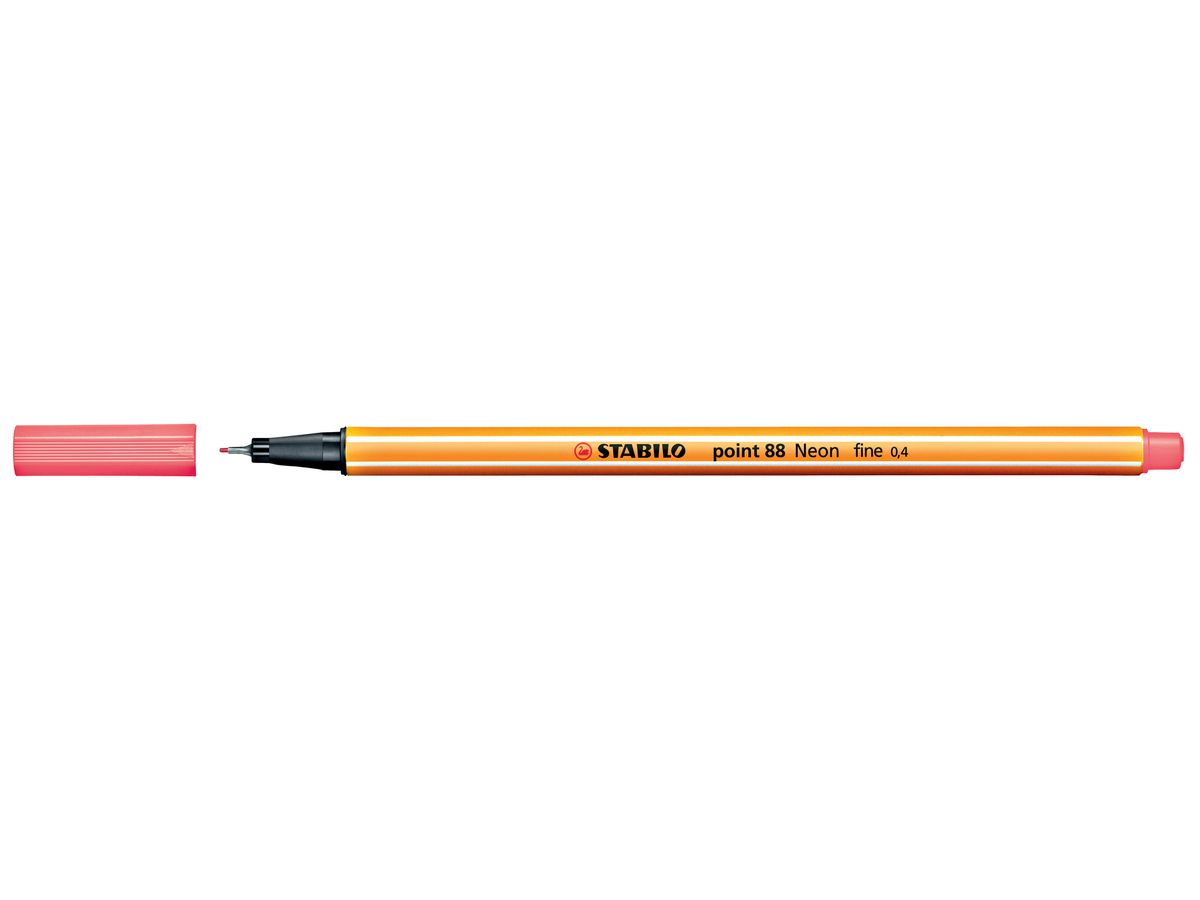 STABILO Fineliner Point 88 0.4mm 88/040 rosso (4006381438568)