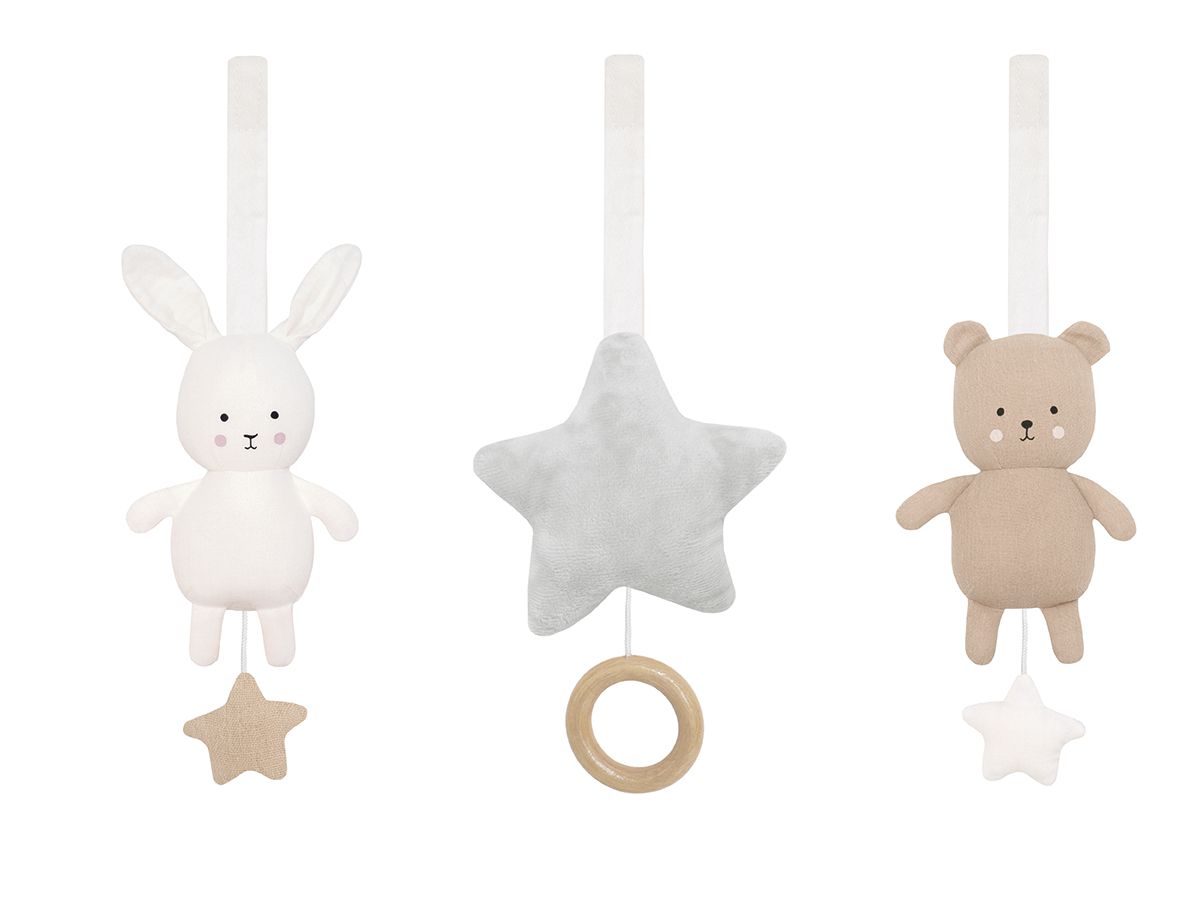 JABADABADO Babygym Spielzeug Hase/Teddy K128 braun/weiss (7332599011284)