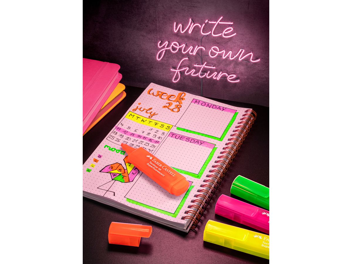 FABER-CASTELL Textliner TL 46 254600 4er Etui GenZ (4005402546008)