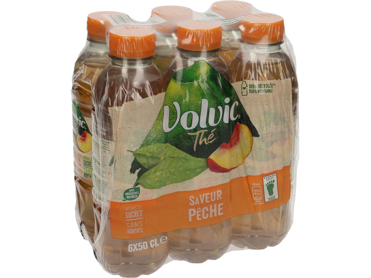 VOLVIC Ice Tea Pesca Pet 5912 50 cl, 6 pz. (3057640478963)