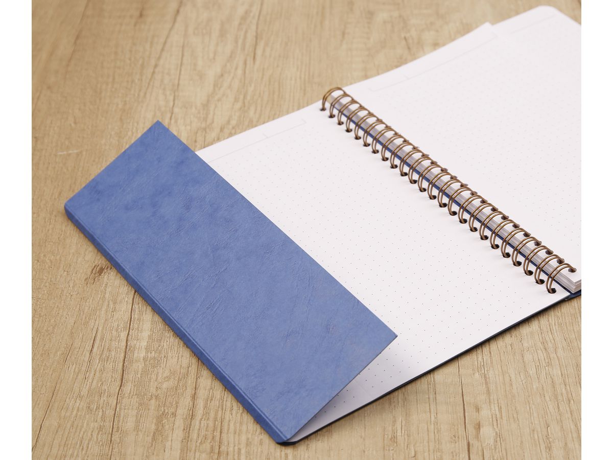 CLAIREFONTAINE AGE BAG MY.NOTES A4 78343C Carnet spirales dot brun 60f (3329680783438)